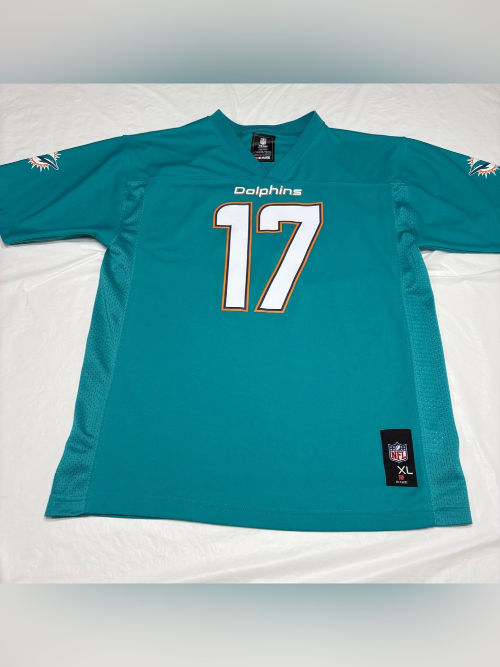 Miami Dolphins Ryan Tannehill #17 NFL Youth XL Teal Football Jersey